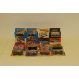 Matchbox Buses and Coaches, Collection of boxed and packaged 1970s and later small scale examples