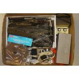 N Gauge Track Controllers and Layout Construction Accessories, a quantity of track, mostly Peco