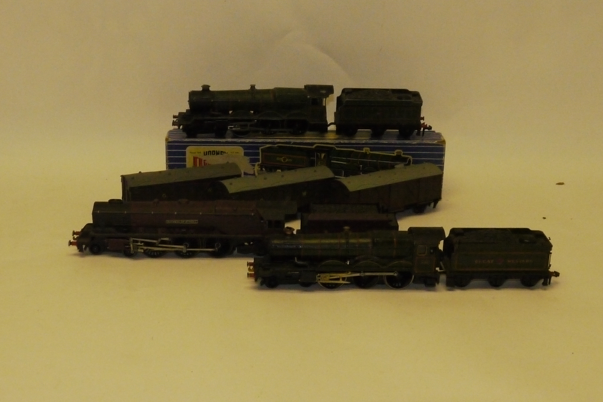Modified Hornby-Dublo OO Gauge 2-rail Locomotives and Stock, including a re-wheeled 2-rail converted