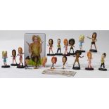 1990's Girl Power Spice Girls Figures, plastic models of Posh, Ginger, Baby, Sporty and Scary Spice,
