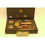 Code 3 Collectibles Fire Service Vehicles,, Cased F.D.N.Y. battalion 44 gift set comprising four