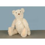 A large Steiff Limited Edition white Teddy Bear 1921, 631 of 1921, in original box with certificate,