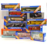 Corgi Superhaulers, including a TY86602 Scania Cab & Fuel Tanker 'Esso' and a TY87006 DAF Short