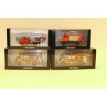 Minichamps, all boxed 1:43 scale German fire service vehicles including, Magirus-Deutz Merkur LF