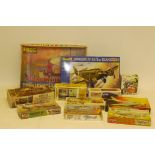 Model Kits by Revell Airfix Frog and others, Examples by Revell including a Junkers JU-52, five by