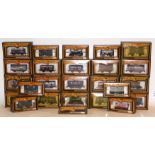 Four-wheeled OO Gauge Freight Stock by Mainline, Twenty-five assorted wagons including vans, open