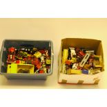 Playworn Diecast, all un-boxed commercial, private and military vehicles including examples by