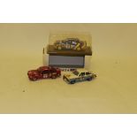 Motor-Pro, 1:43 Ford Sierra Cosworth models, cast metal 1990 Lombard RAC Evans/Davies Ltd Edition,