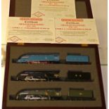 A Hornby OO Gauge A4 Class 'Sir Ralph Wedgwood' 3-Locomotive Set, in special edition box and 3