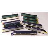 Hornby 00 Gauge Diesel Locomotive and Multiple Units, including Eurostar 4-Car set, Kent Line 2-