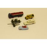 Dinky Toys Commercial Vehicles, all un boxed including Supertoys Foden Regent tanker, Foden refuse