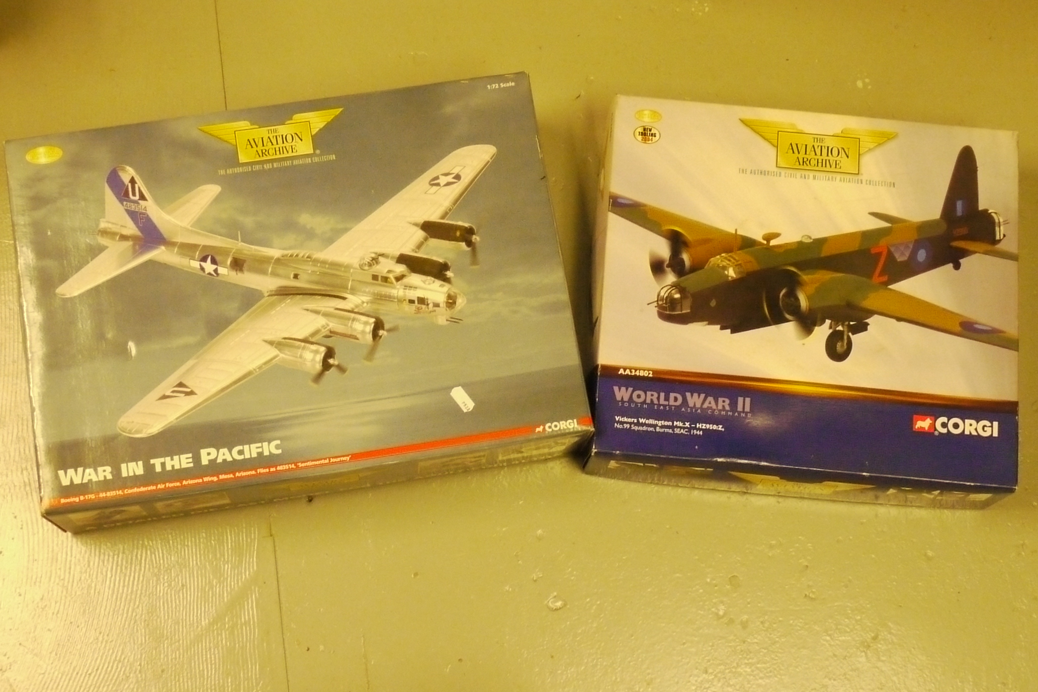 Corgi Aviation Archive Scale 1:72, boxed Limited Edition AA34802, Vickers Wellington Mk.X-HZ950:Z,