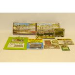 A Large Collection of N Gauge Buildings Kits and Scenic Appurtenances, by many different makers,