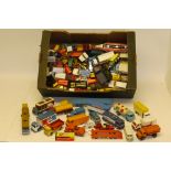 Post-war Diecast, Mostly playworn, commercial and private vehicles including Matchbox king size