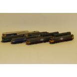 Unboxed Hornby and Other OO Gauge Diesel Locomotives, including 3 Sulzers (two D7596 and one