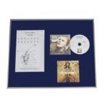 David Bowie / Signed Guitar Tab, a framed page of the guitar tab for 'Life On Mars' signed in