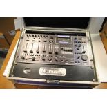 Mixing Desk, Numark DJ gear DM 2175XLS pre-amp/mixer digital sampler in metal case serial number