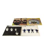 The Beatles, four albums comprising With The Beatles, Help and Beatles For Sale (all UK Mono