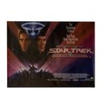 Star Trek, original poster UK quad 1989 'Final Frontier', excellent condition, no creases or pin