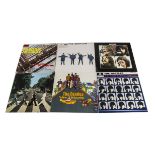 The Beatles, nine UK reissue albums including 'White Album' (Double with Poster and Photos), Let
