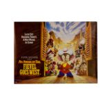 Fievel Goes West, a 1991 original quad poster An American Tail by Steven Spielberg in excellent