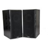 Speakers, a pair of Mission (black H53cm W25cm D38cm) Model 702 serial no: 70207854 some veneer