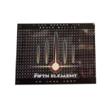 The Fifth Element, original limited edition poster 1997 hologram/3D/lenticular effect on card (