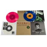 David Bowie / Coloured Vinyl, eight coloured vinyl 7" singles - All in Picture sleeves or