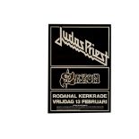 Judas Priest / Saxon, Original concert poster for Rodahal, Kerkrade, Holland 13th February 1981, the