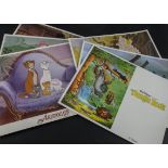 Lobby Cards, two sets of eight cards The Jungle Book and The Aristocats all in original packing