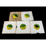 Reggae / Doctor Bird label, five 7" singles on the Green / Yellow label comprising DB-1146, DB-1156,