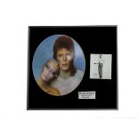 David Bowie / Picture Disc, a framed Picture Disc of the Pin Ups LP together with a CD size black