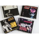 David Bowie / Live CDs, four unofficial live albums comprising Live On Mars, The Last Show We'll
