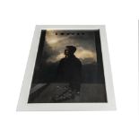 David Bowie / Prints, three framed Bowie prints relating to the final Black Star release. All 33cm