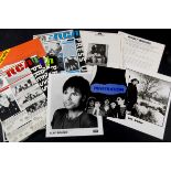 Promotional Materials, eleven RCA press-ups 1984/85, approximately thirty press releases and