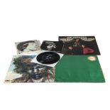Jimi Hendrix, collection of three LPs, 7" single and box set comprising '6 Singles Pack' Box set,