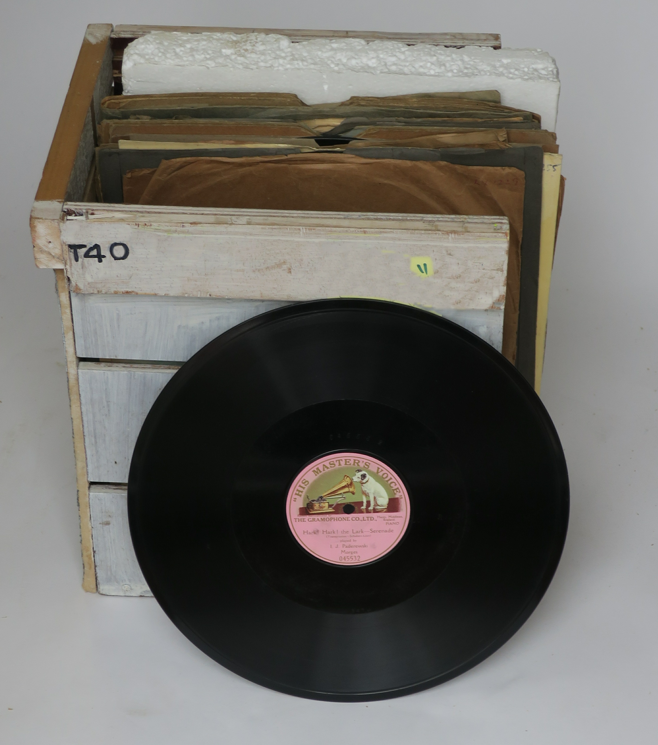 Instrumental records, 10 and 12-inch: sixty records by Barer, Elman, Grainger, Heifetz, Kreisler and
