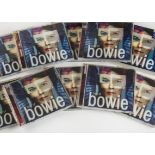 David Bowie / Best Of Bowie, eight copies of this double CD all having different country flags on