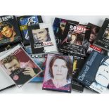 David Bowie / Music DVDs, sixteen live and other music related Bowie DVDs including Love You Til