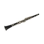 Clarinet, an unmarked clarinet in apparently good condition in hard case