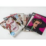 David Bowie / Magazines, eight magazines including Sounds Fan Library No 10, The Times Definitive