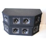 Array of Tweeters, four in total, pair of Sound Lab Pro Power series 100 watt 8 ohms plus a pair