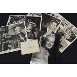 Betty Grable / Autograph, 20th Century Fox black and promotional photograph sold with a small