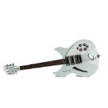 Electric Guitar, Rickenbacker Electric 12" String. Ice-Blue with 'tear drop' hollow out. No model