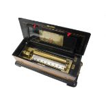 Musical Box, 'Mandoline Expressif', playing eight operatic and other airs, with double-spring motor,