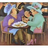 Beryl Cook OBE (1926-2008) Ladies who Lunch, print, signed lower right, limited edition of 650, 46