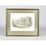 A large quantity of framed 19th Century and later prints, mostly scenes of Winchester, one box