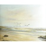 A contemporary oil on canvas, A Edmonson, seascape, signed lower left, 39.5 cm x 49.5 cm, framed