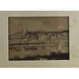 Henry Lawson Smith, 19th Century, watercolour, harbour scene, Blakeney Norfolk, signed lower left