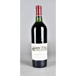 A bottle of Napa Valley Cabernet Sauvignon 1974 Reserve wine, produced and bottled by Robert Mondavi